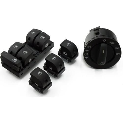 New Power Window Headlight Control Switch Button For AUDI A6 S6 C6 RS6 A6 Allroad Quattro A3 Q7 4F0959851 4F1941431 4F0959855