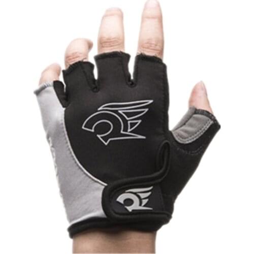 Mountain Riding Gloves With Padding Gym Short Fingerless Gloves Cycling Skate Bike Sports Wrist Half Finger Gloves for Men Women