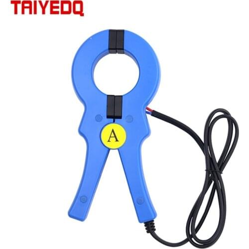 AC Clamp Current Handheld Current Sensor 50mm Diameter Perforated Ampere Transformer 0.5 Accuracy 100A 200A