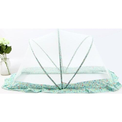 105*55*57cm print Folding Baby Beds Mosquito Net Baby Crib Netting Infant Bedding Bedcover Curtain For Newborn Crib Mesh Net