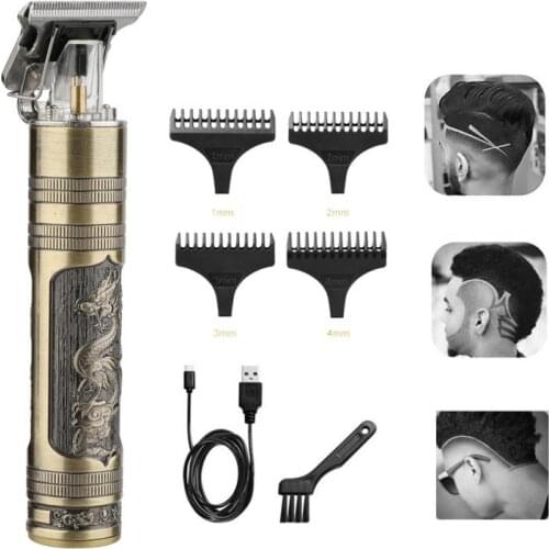 USB Rechargeable Baldheaded Hair Clipper Professional Electric Hair Clipper For Men Beard Shaving Hair Cutting Machine Hair Care