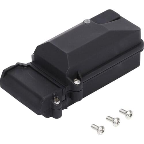 1PCS Plastic Waterproof RC Car Radio Device Receiver Box For 1/10 Axial SCX10 90046 D90 Traxxax TRX-4 RC Crawler Car