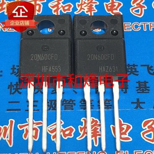 10PCS 20N60CFD SPA20N60CFD TO-220F 650V20.7A 100% New original