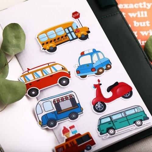 20PCCar Stickers Crafts And Scrapbooking stickers kids toys book Decorative sticker DIY Stationery