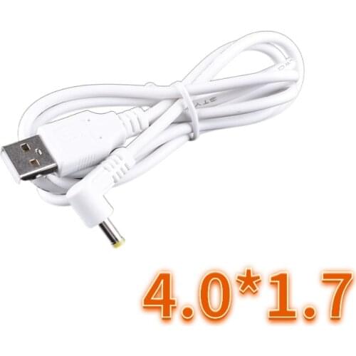 5V 2A DC 4.0mm x 1.7mm power plug USB Male to 4.0*1.7mm/DC 4017 Charger Power Cable Jack 4.0x1.7mm 100CM 1M