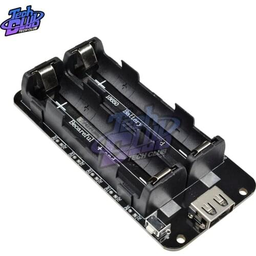 5V/3A 3V/1A 18650 Lithium Battery Shield V8 Mobile Power Expansion Board Module Two Voltage Micro USB For Arduino ESP32 ESP8266