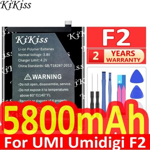For UMI Umidigi 5800mAh Battery for UMI Umidigi F2 Phone High Quality Replacement Backup Batteria for UMI Umidigi F 2 UmidigiF2
