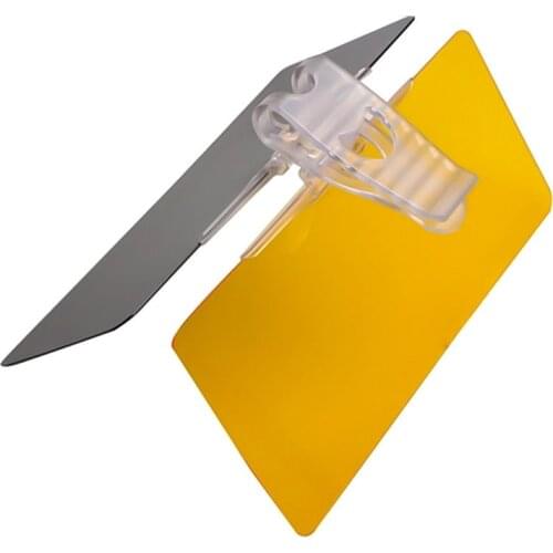 Car Universal Sun Visor HD Anti Glare Dazzling Goggle UV Blocker Day Night Vision Clear View Driving Mirror New Yellow