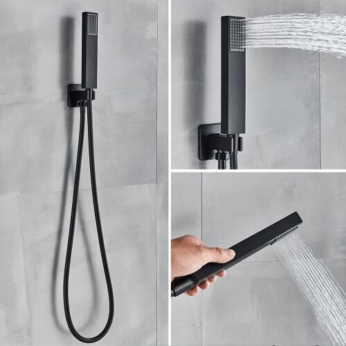 Bahmetev Black Shower Faucets