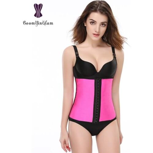 Free shipping 4 steel boned corset body shaper waist cinchers corsets body shaper plus size latex waist trainer 2839