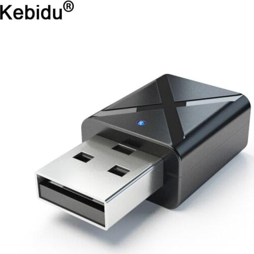 2in1 USB Wireless Bluetooth Transmitter Receiver Stereo Audio Music Adapter With 3.5mm Audio Cable For Home TV MP3 PC Car Speake