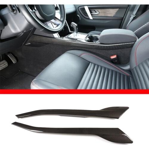 For Land Rover Discovery Sport 2020 Interior Details ABS Carbon Fiber Central Control Side Decorative Panel Car Accessories