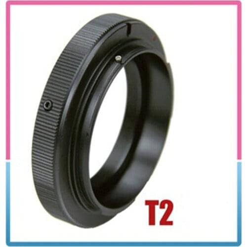 T2 T Mount to For Canon EOS T2-EOS Ring lens Adapter 5D 7D 50D 60D 550D 500D 600D 700D 1000D 1200D T5i T4i T3i T2i T1i Free Ship