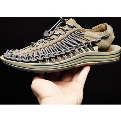 TaoBo 2020 New Mens Weave Casual Shoes Womens Big Size 48 47 Breathable Outdoor Sneakers Non-slip Fashion Beach Sandals