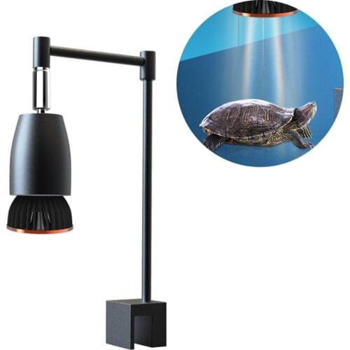 Reptile Lamp Stand Adjustable Floor Light Holder Stand Landing Lamp Stand Bracket Metal Lamp Support for Reptile Heating Light