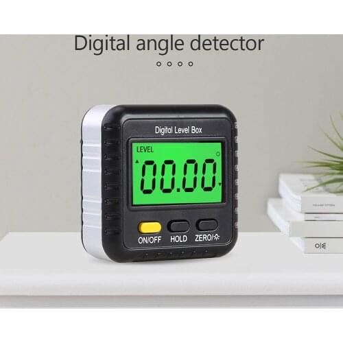 360 Degree Magnetic Digital Inclinometer Angle Meter Finder Protractor Small Electronic Protractor Measuring Tool