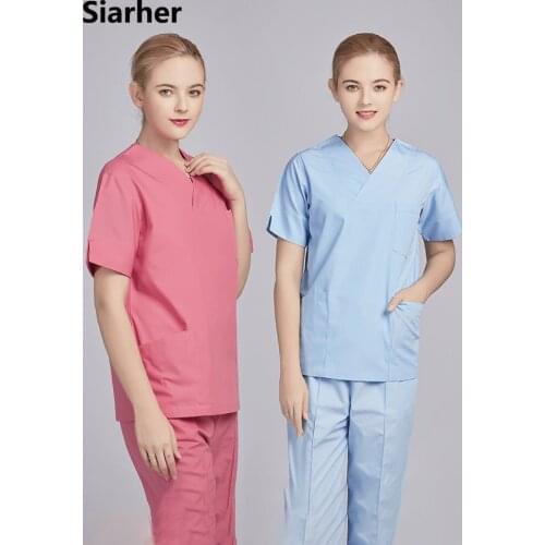 2020 new Medical Surgical Uniform lab coat Hospital Nurse Uniform Beauty salon Dentist clinic pharmacy Pet veterinar Uniform