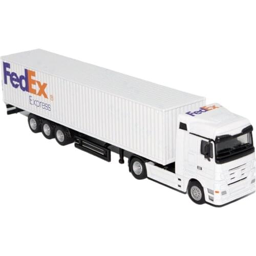 1:87 FedEx Benz container truck Marine alloy truck model