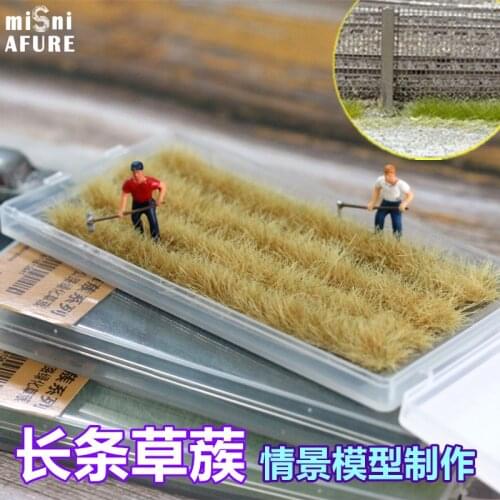 Simulation grass series Long-shaped grass vegetative grass needles DIY production materials Straw