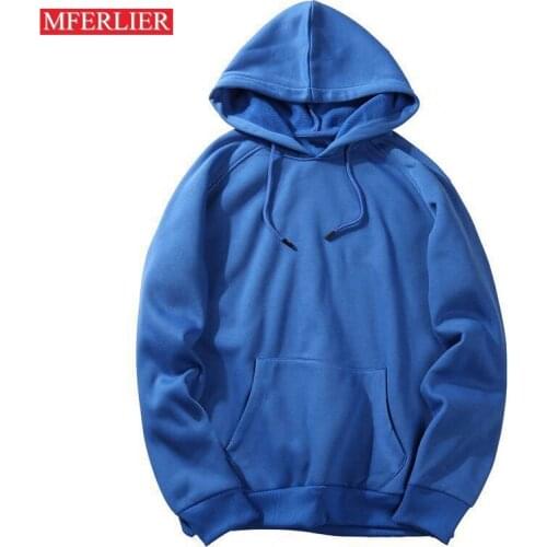 MFERLIER Autumn Spring men Hoodies 5XL 6XL 7XL Bust 137cm Plus size Loose 9 colors large size Sweatshirts men
