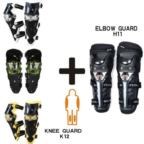 Motorcycle Knee Elbow Pads Motor bike Racing Cycling knee Elbow Protector Motocross Proctective Guards
