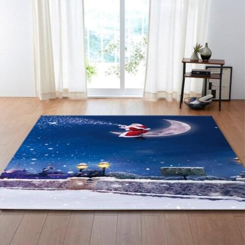 3D Christmas Large Carpets For Living Room Bedroom Area Rug Home Bedside Decoration Mat Game Big Rug Kids Play Carpet Room Child