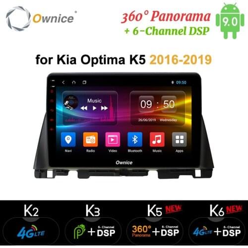 Ownice K3 K5 K6 10.1" Octa Core Android 9.0 360 Panorama DSP SPDIF Car Radio GPS Player For KIA K5 OPTIMA 2016 -2018 2019 4G SIM