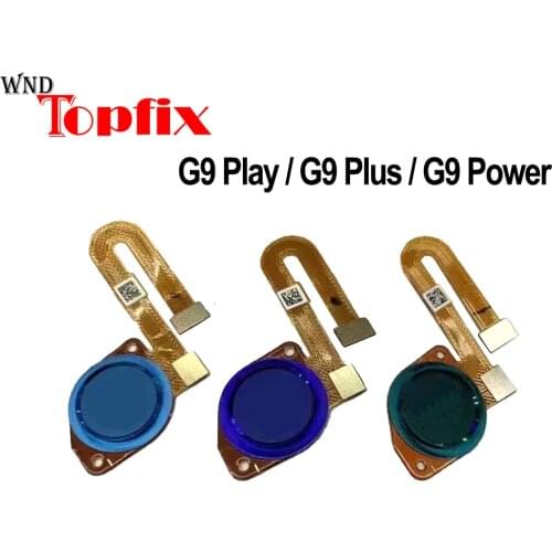 Touch ID For Motorola Moto G9 Play / G9 Power Home Menu Button Flex Cable Ribbon Replacement G9 Plus Fingerprint Sensor Flex