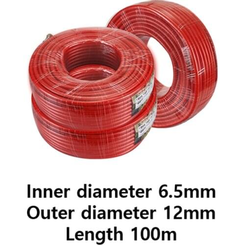 Inner Diameter 6.5mm Length 100m Agricultural high pressure Spray Hose / Garden Tools Pesticide Spray Irrigation