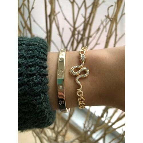 Special Design 2 Pcs Mixed Bangle Set for Women