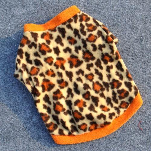 Warm Cat Clothes Shirt Dog Cat Clothes Pet Puppy Coat Jacket Dog Fleece Clothes Comfort Stripe Pet Clothes