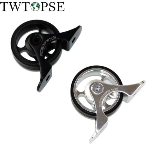 TWTOPSE Cycling Bike Mud Guards Roller Wheel for Brompton Bicycle Bike Durable Mudguard wheel Easy Wheels Bike accessories New