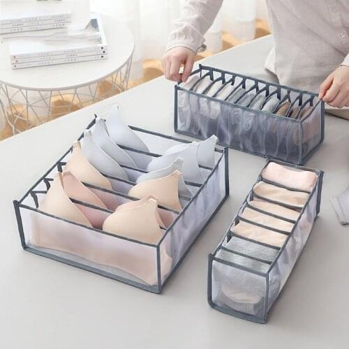 New Underwear Storage Box Cabinet Drawer Divider Scarves Socks Bra Underpants Organizer Drawers Layered Storage Box