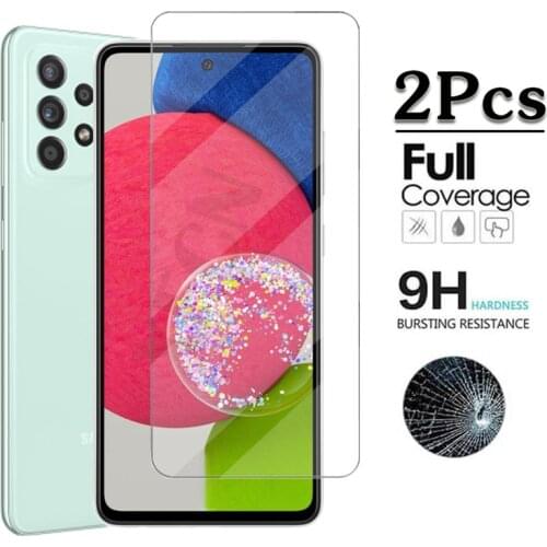 2Pcs tempered glasses for samsung galaxy a52s a 52s a51 a 51 a52 a 52 protective glass screen protectors film on galaxi a52 s 5g