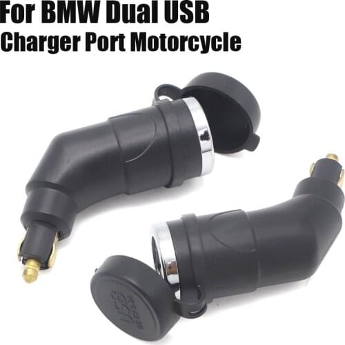 Motorcycle Dual USB Charger Power Adapter Cigarette Lighter Socket for BMW R1250GS F850GS F800GS F650GS F700GS R1200GS R1200RT