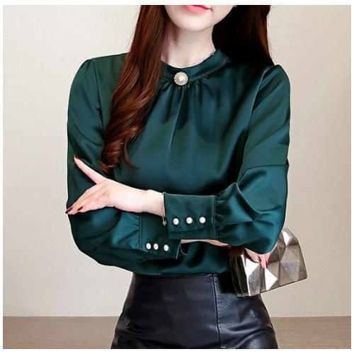 Mujer de moda 2021 long sleeve women shirts womens tops and blouses chiffon blouse shirt feminina plus size tops