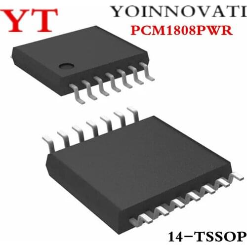 10pcs/lo PCM1808PWR PCM1808PW PCM1808 TSSOP14 IC Best quality