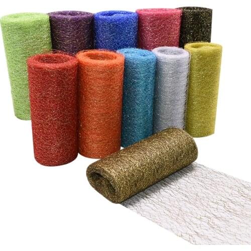 15cm*10yards Organza Tulle Roll Spool Fabric Ribbon DIY Tutu Skirt Gift Craft Party Chair Sash Wedding Party Decoration