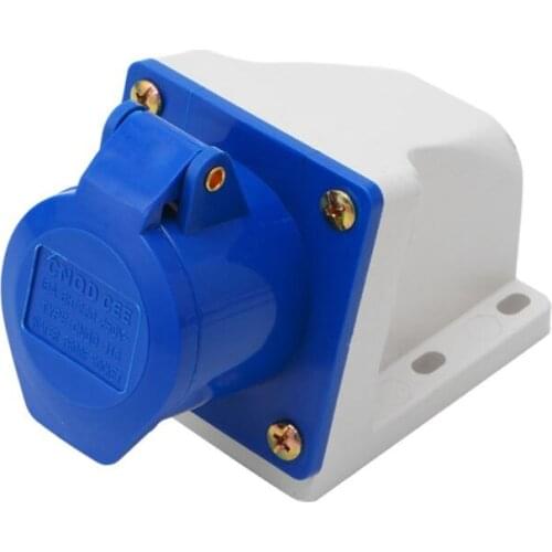 16 Amp 3 Pin Industrial Plug 220-250V Weatherproof IP44 2P+E 3Phase 16A