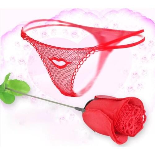 2pcs/set Women Short Ouvert Sexy Panties For Hot Sex Rose Flower Thong Panties Lace Sexy Underwear Ladies Lingerie Outfit