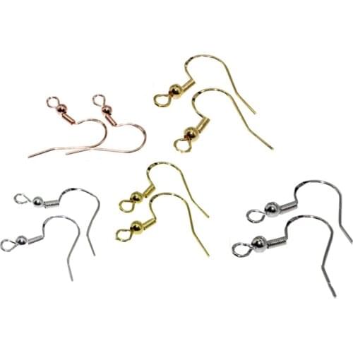 50Pcs 5 Color-preserving 925 Sterling Silver Ear Hook Accessories Ear Jewelry Handmade DIY Dribble Jewelry Accessories