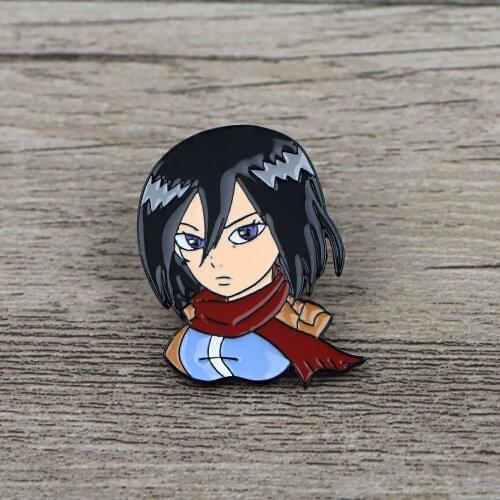 BG546 Dongmanli Collection Pins Anime Figure Custom Brooches Backpack Badge Lapel Collar Children Gifts Jewelry
