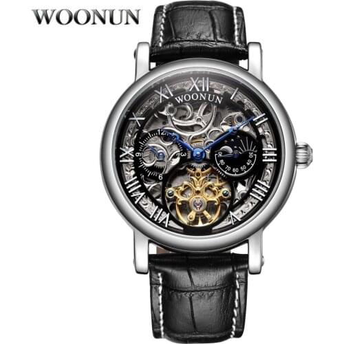 2020 Luxury Tourbillon Watches Men Moon Phase Automatic Mechanical Watches Men Skeleton Watches Reloj Hombre Relogio Masculino