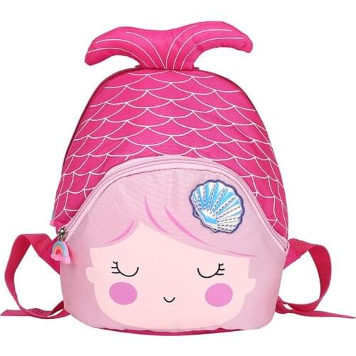 Fashion 3D Mermaid School Bags for Girls Cute Sweet Schoolbag Kindergarten Kids Children Backpacks Gift Mochila Escolar