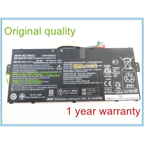 Original laptop batteries for AC15A3J,CB3-131,CB5-132T,KT.00303.017,C738T,AC15A8J,11 C735,10.8V,3 cell