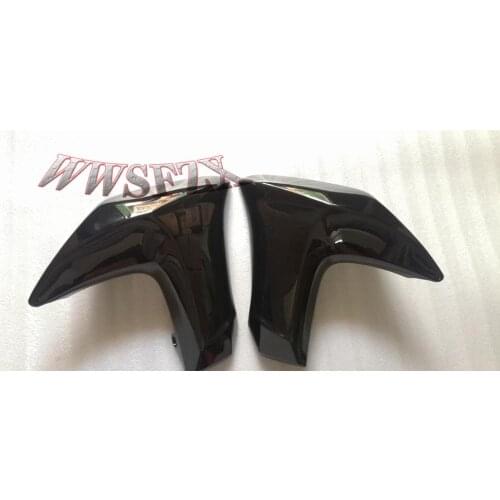 A pair Radiator cover fairing for KAWASAKI ER6N ER-6N ER 6N 2012 2013 2014 2015 2016 black glossy or unpaintedgood injeticon