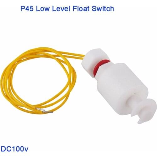 P45 Float Switch 100VDC Low Pressure Water Level Switch Liquid Level Sensor Plastic Ball RCmall FZ1595