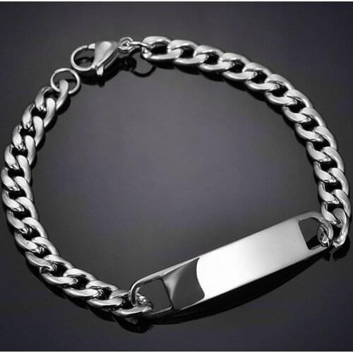 Simple Hip Hop Stainless Steel Necklace Cuban Link Chain For Men Women High Quality Jewelry Gift Dropship