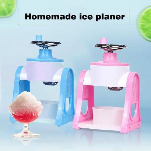 Draagbare Hand Crank Manual Ice Scheerapparaat Crusher Versnipperen Sneeuw Maker Machine Ice Scheerapparaat En Sneeuw Kegel Mach