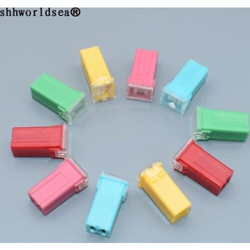 Shhworldsea 2pcs Mini Square Fuse 20A 30A 40A 50A 60A Set Automotive Car Fuse with Plastic Box Assortment Auto Fuse
